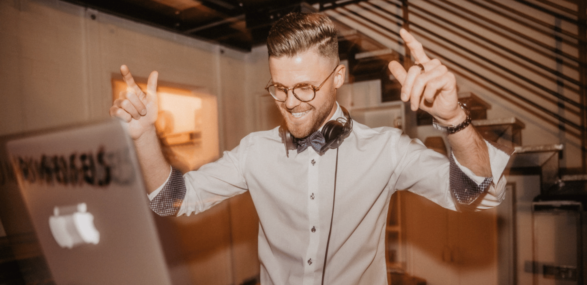 Impression von DJ Markus Engels im Einsatz