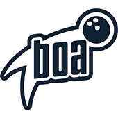 Als Logo der Referenzen bei Bowling Arena Spich, ist ein einfarbiges Logo zu sehen.