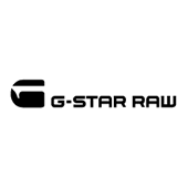 Als Logo der Referenzen bei G-Star Raw, ist ein einfarbiges Logo zu sehen.