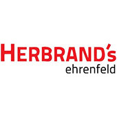 Als Logo der Referenzen bei Herbrand's, ist ein zweifarbiges Logo zu sehen.