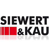 Als Logo der Referenzen bei Siewert-Kau, ist ein zweifarbiges Logo zu sehen.