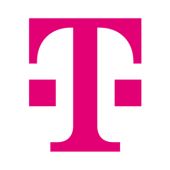 Als Logo der Referenzen bei Telekom, ist ein einfarbiges Logo zu sehen.