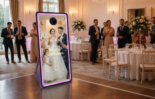 Das Bild der Seite Fotospiegel wurde auf einer Hochzeit aufgenommen.